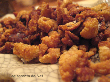 Peau de poulet grillée…..-1